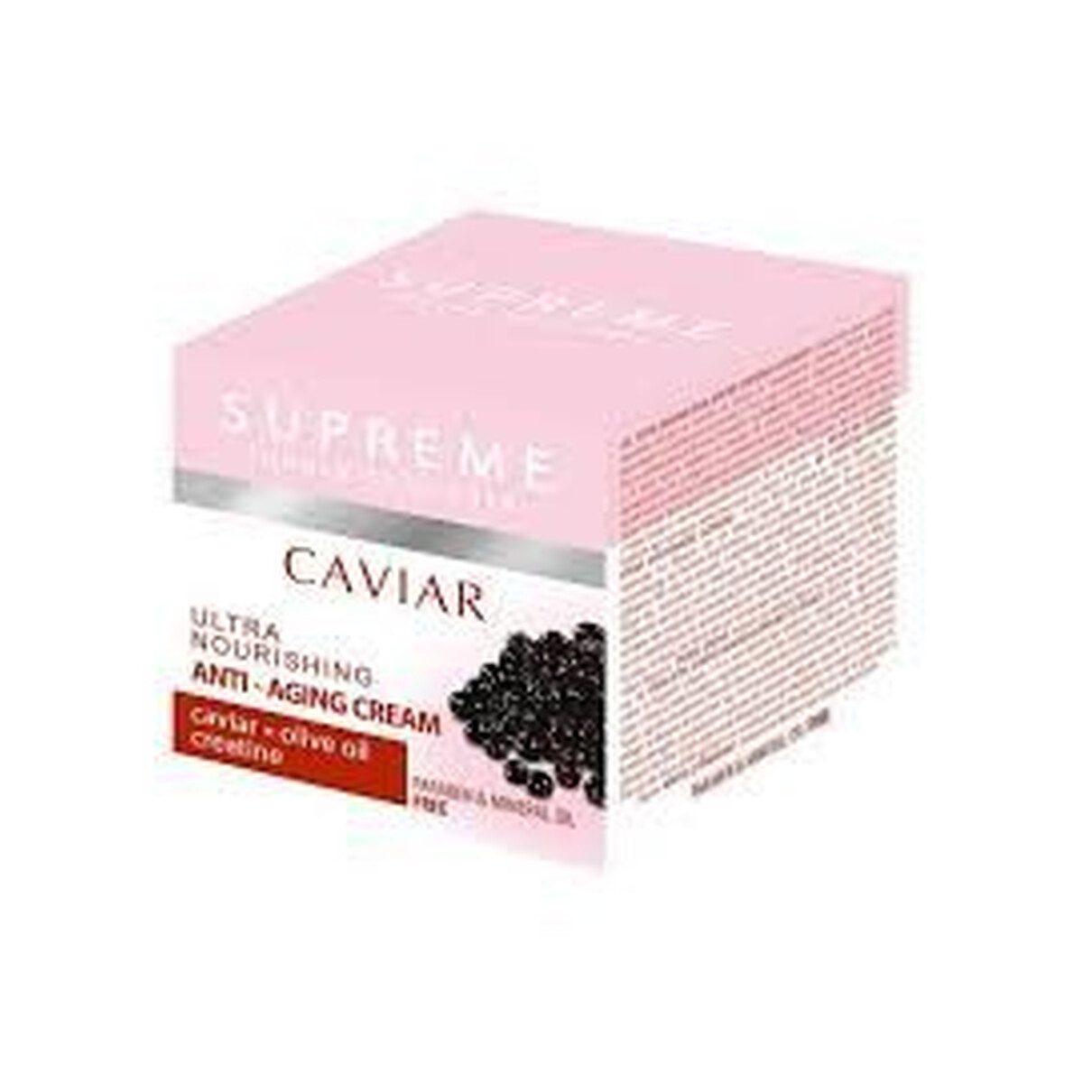 Supreme Luxury Skin Carecaviar Ultra Nourishing Anti-Aging Cream Caviar Olive Oil Creatine 50 Ml