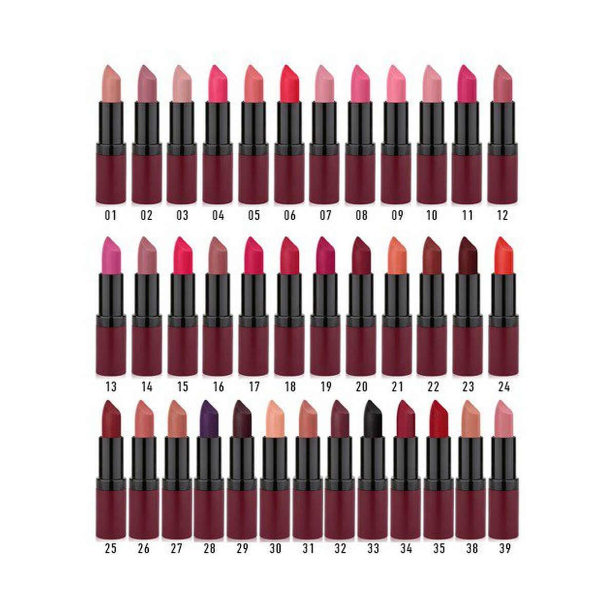 Golden Rose Velvet Matte Lipstick