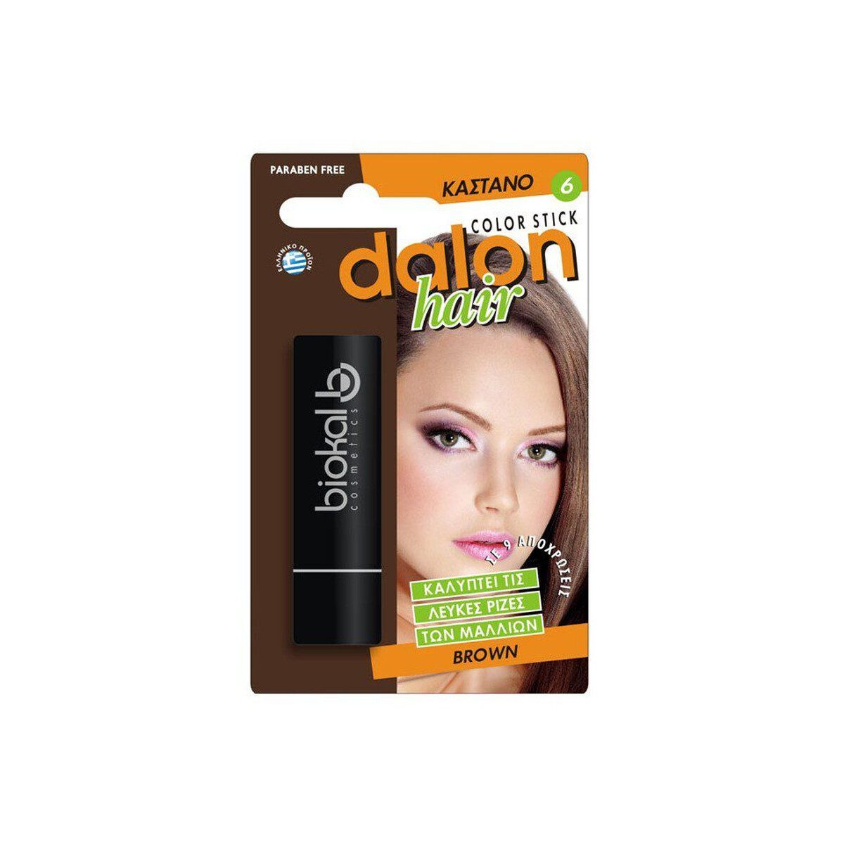 Dalon Color Hair Stick 6 Καστανό 4.5gr