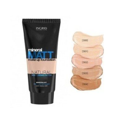 INGRID mineral matt makeup foundation natural