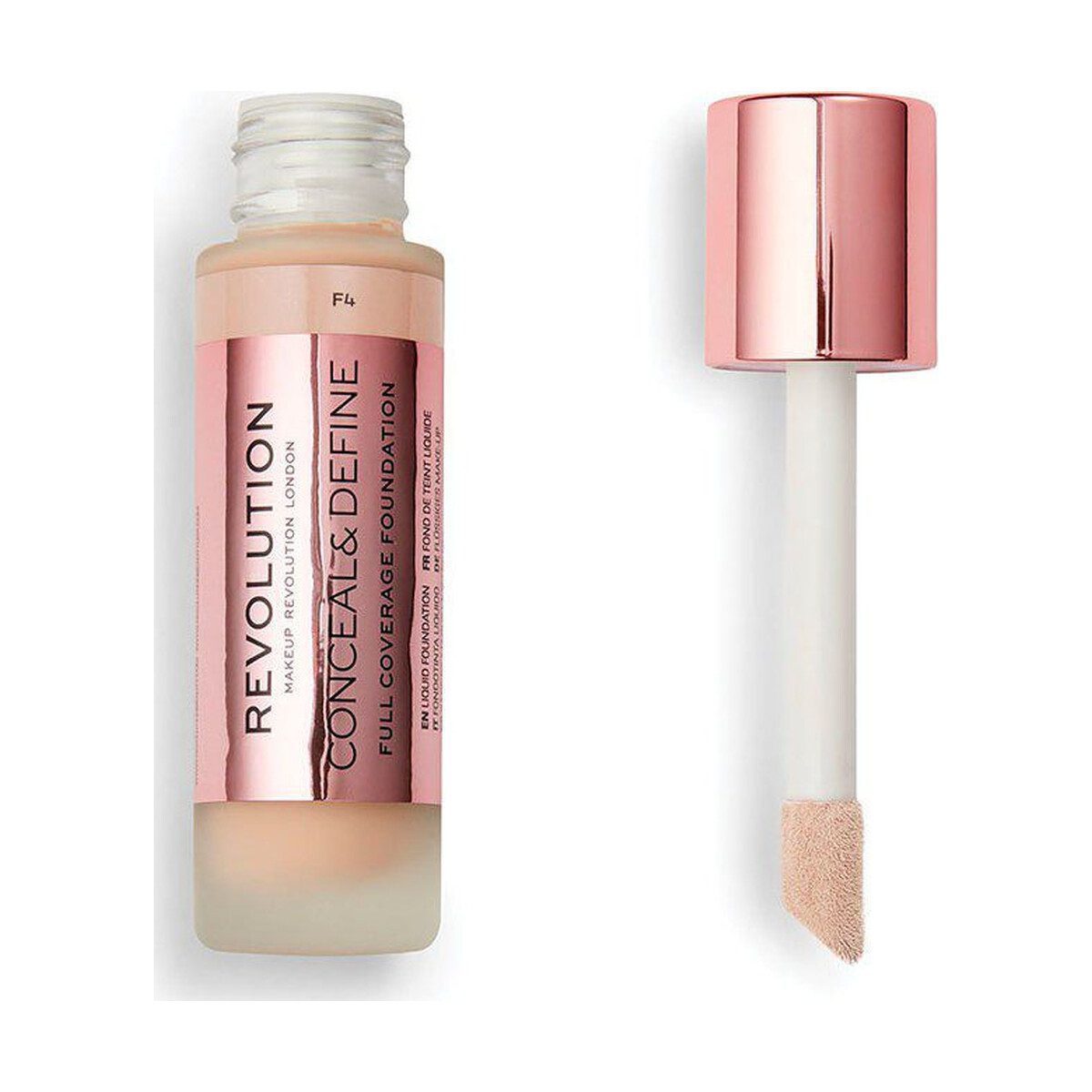 Makeup Revolution Conceal & Define Full Coverage Foundation - Image 4