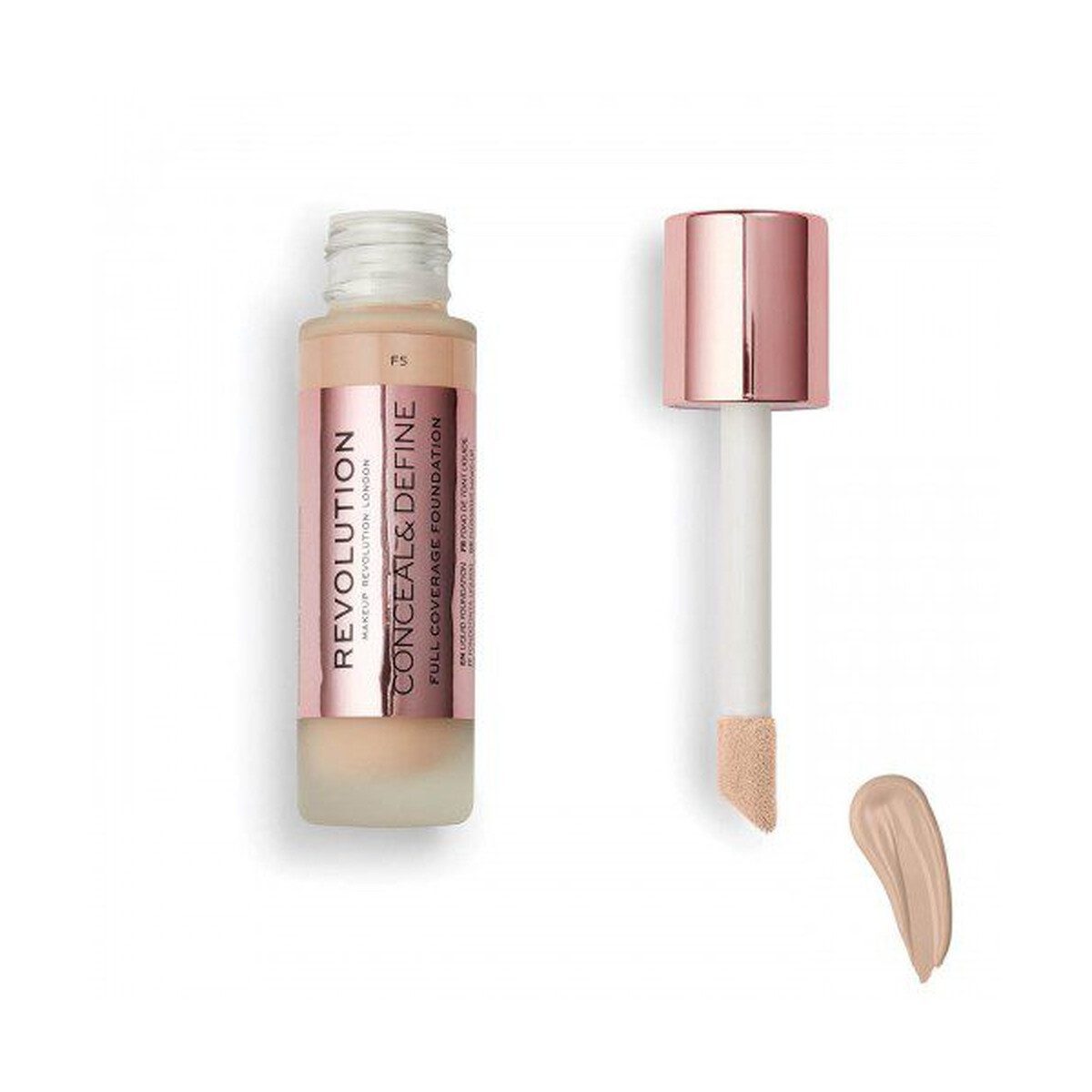 Makeup Revolution Conceal & Define Full Coverage Foundation - Image 5