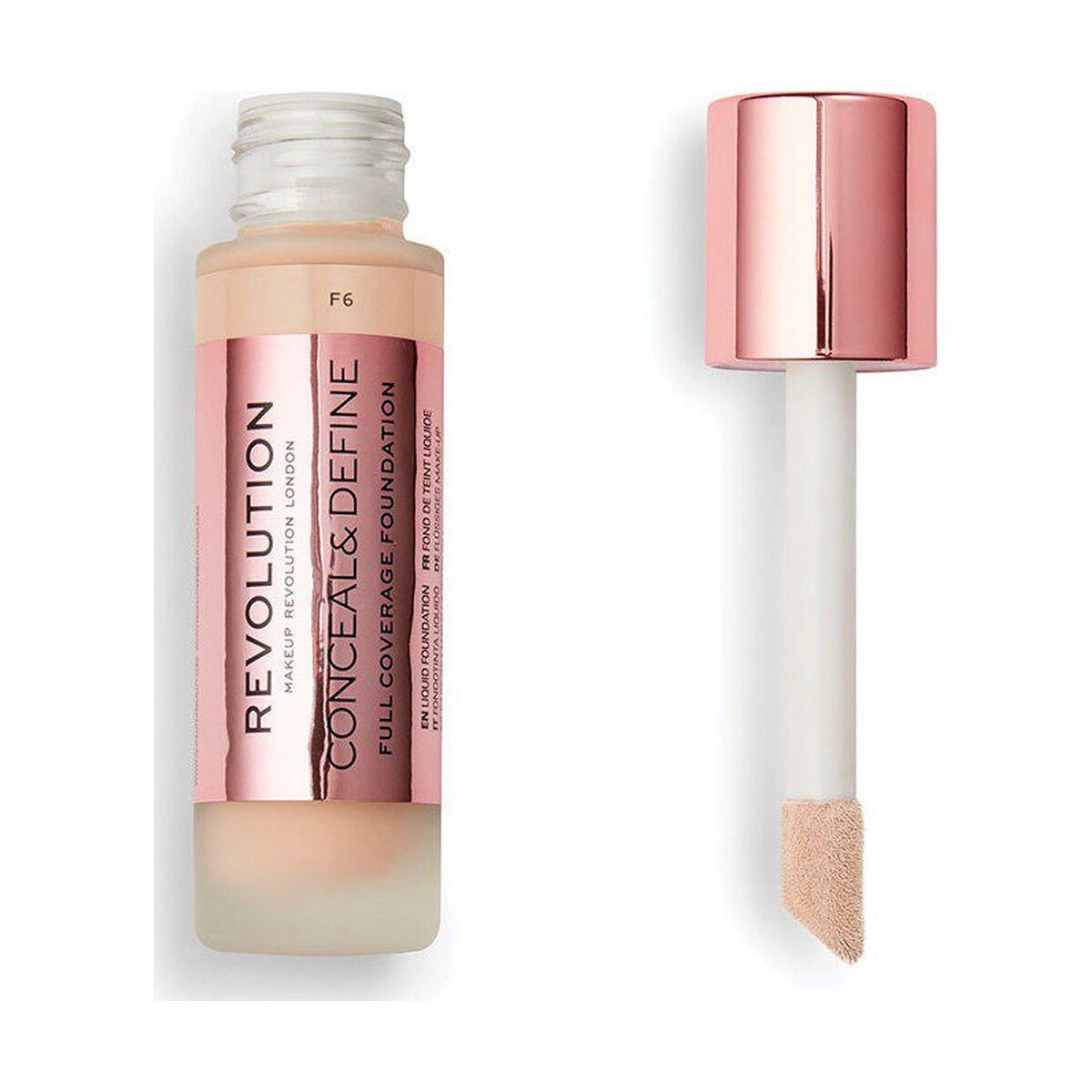 Makeup Revolution Conceal & Define Full Coverage Foundation - Image 6