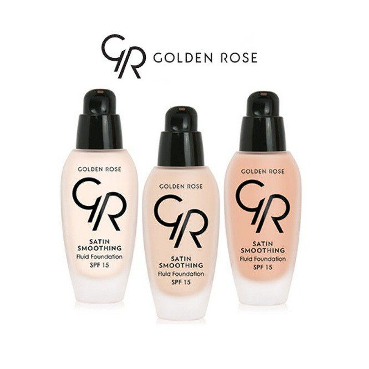 Golden Rose Satin Smoothing Fluid Foundation SPF15 34ml