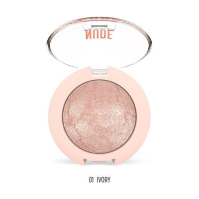 Golden Rose Nude Look Pearl Baked Eyeshadow 01 Ivory