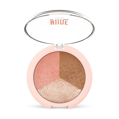 Golden Rose Nude Look Baked Trio Face Powder 19.5gr