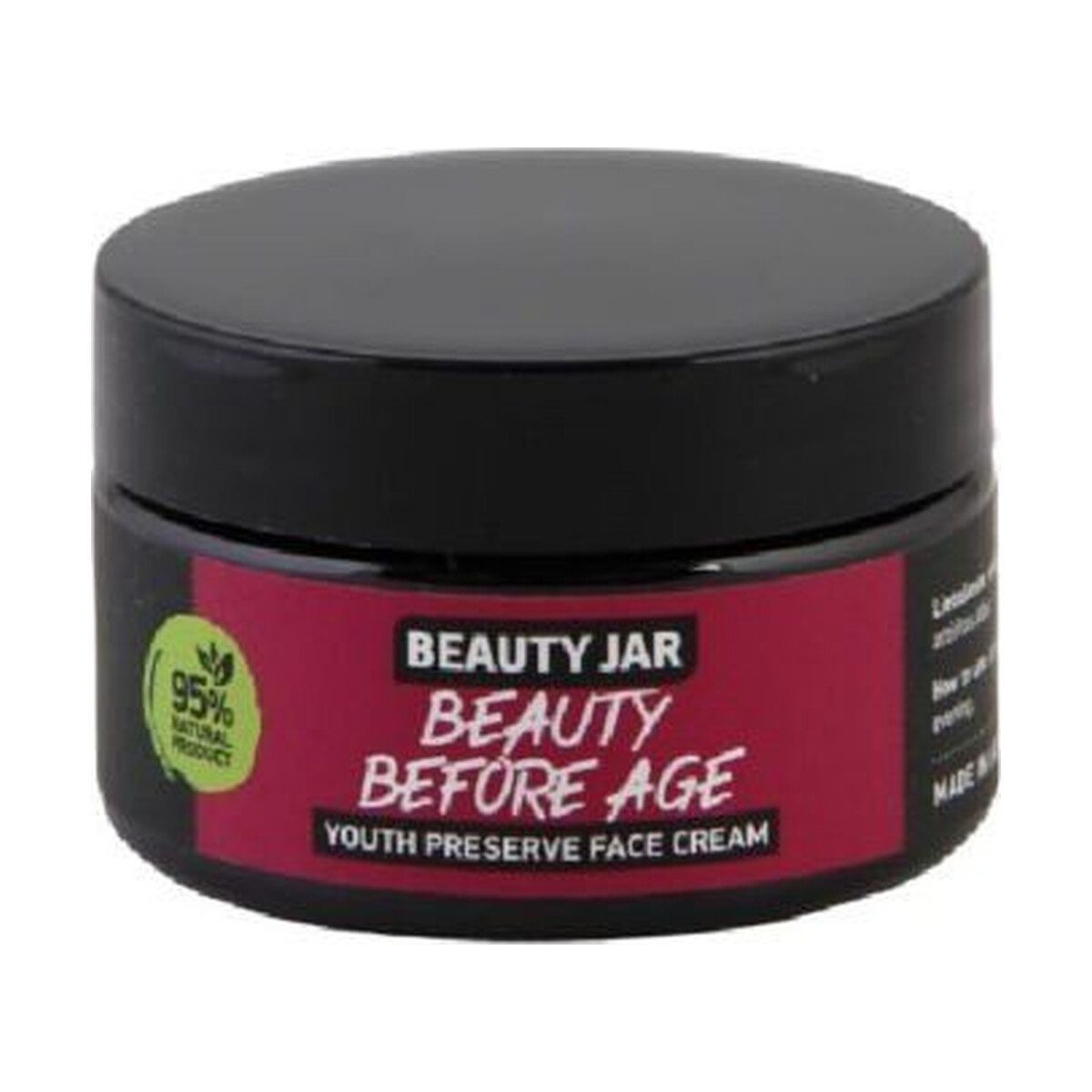 Beauty Jar “BEAUTY BEFORE AGE” Κρέμα νυκτός για αντιγήρανση, 60ml