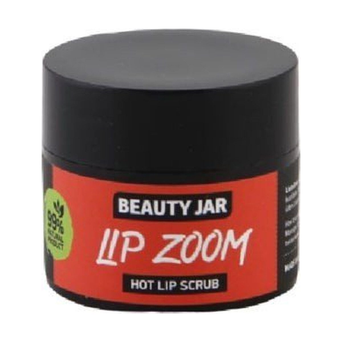 Beauty Jar “LIP ZOOM” Ζεστό scrub χειλιών, 15ml