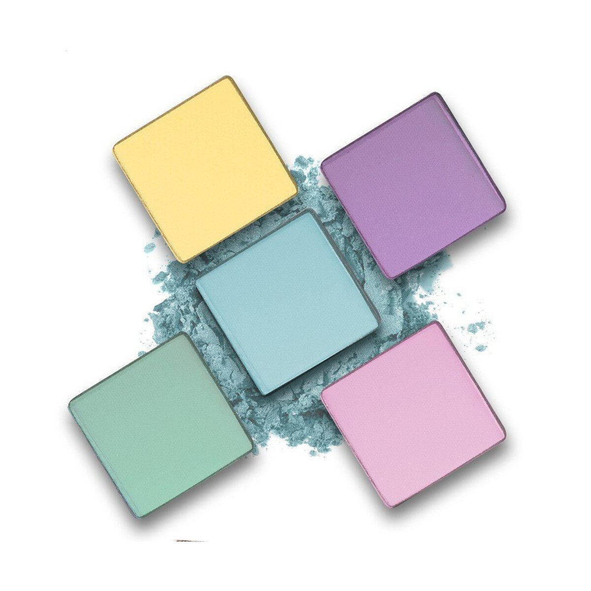 Grigi Pro Palette NO 505 Metallic & Shimmer Eyeshadow Palette 5 Colours Pastel Paradise - Image 2