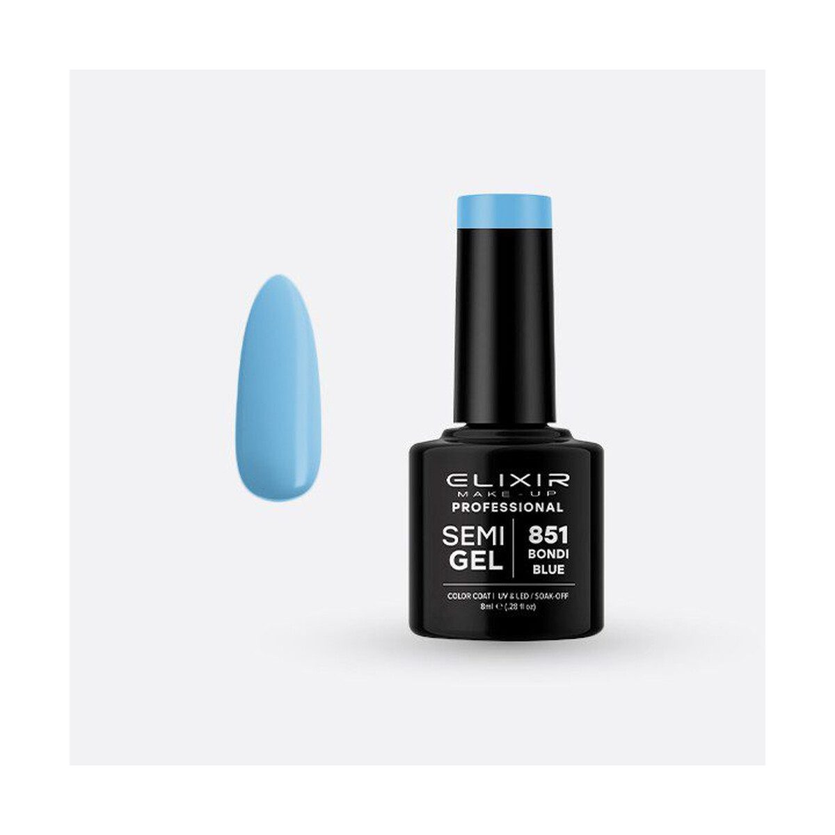 Elixir Make-Up Nail Polish Semigel (Ημιμόνιμο βερνίκι) - Image 97
