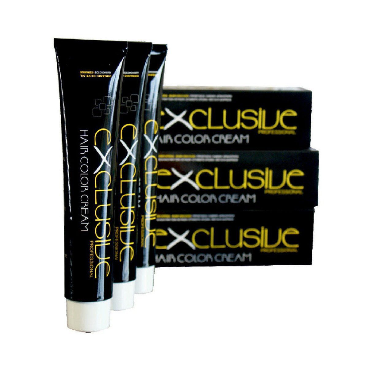 Exclusive Βαφή Μαλλιών της Mediterranean Cosmetics με Βιολογικό Λάδι Ελλιάς σε Σωληνάριο, 100ml - Image 2