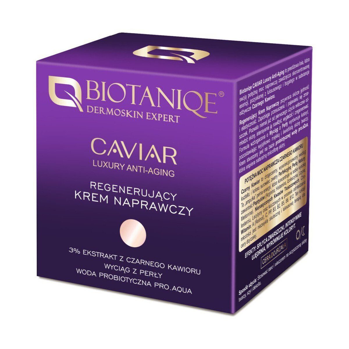 Biotaniqe 24ωρη Κρέμα Προσώπου για Ενυδάτωση, Αντιγήρανση & Σύσφιξη με Χαβιάρι 50ml - Image 2