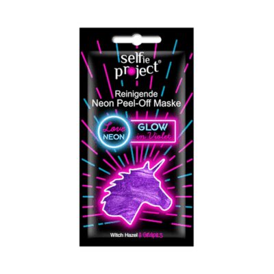 Selfie Project Cleansing Neon Peel-Off Mask GlowInViolet