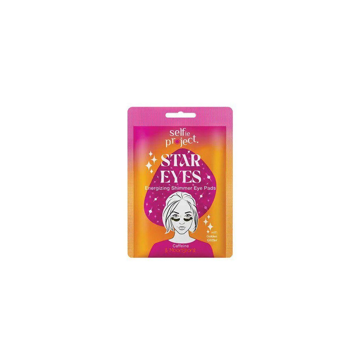 SELFIE PROJECT Eye Pads with Golden Glitter Star Eyes