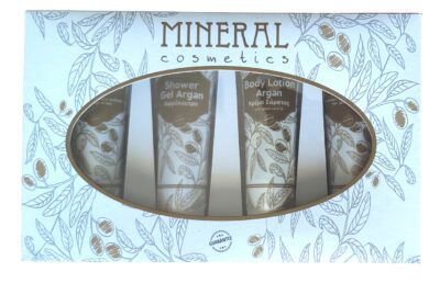 4 pieces set of Mineral Cosmetics with argan oil