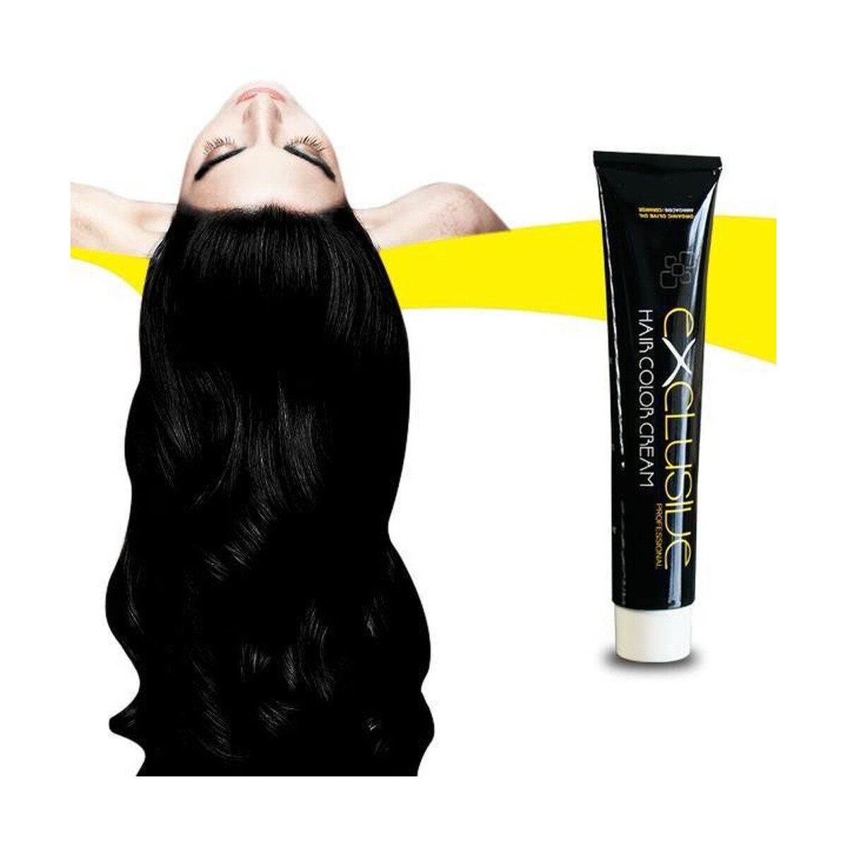 Exclusive Βαφή Μαλλιών της Mediterranean Cosmetics με Βιολογικό Λάδι Ελλιάς σε Σωληνάριο, 100ml - Image 8