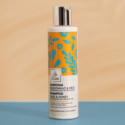 4CARE Σαμπουάν Φασκόμηλο & Μέλι 200ml