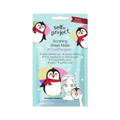Selfie Project Soothing Sheet Mask Cool Penguin Μάσκα Προσώπου