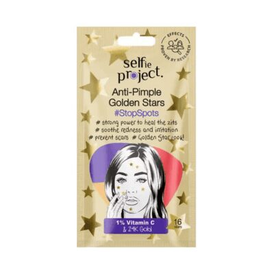 Selfie Project Anti-Pimple Golden Stars - Stop Spots 16 τεμαχίων
