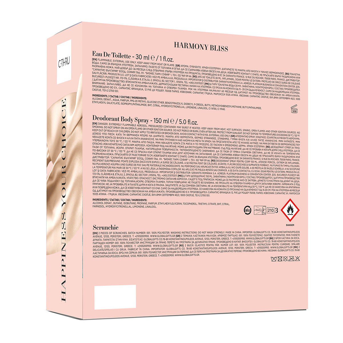 C-THRU Άρωμα Αποσμητικό Spray Harmony Bliss & Scrunchie - Image 2