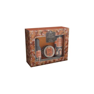 Tesori D' Oriente Scented Gift Set Fior Di Loto Eau de Parfum 100ml & Shower Gel 250ml & Scented Candle 109g