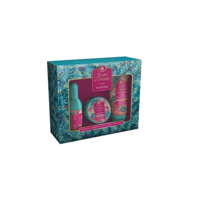 Tesori D' Oriente Scented Gift Set Ayuverda Eau de Parfum 100ml & Shower Gel 250ml & Scented Candle 109g