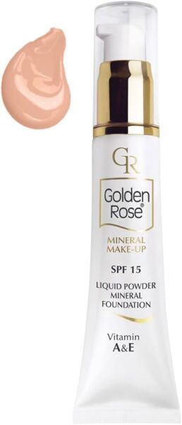 GOLDEN ROSE Make Up Mineral Foundation.