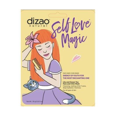 DIZAO Lilly & Green Tea Face and Chin mask 25g 1τμχ