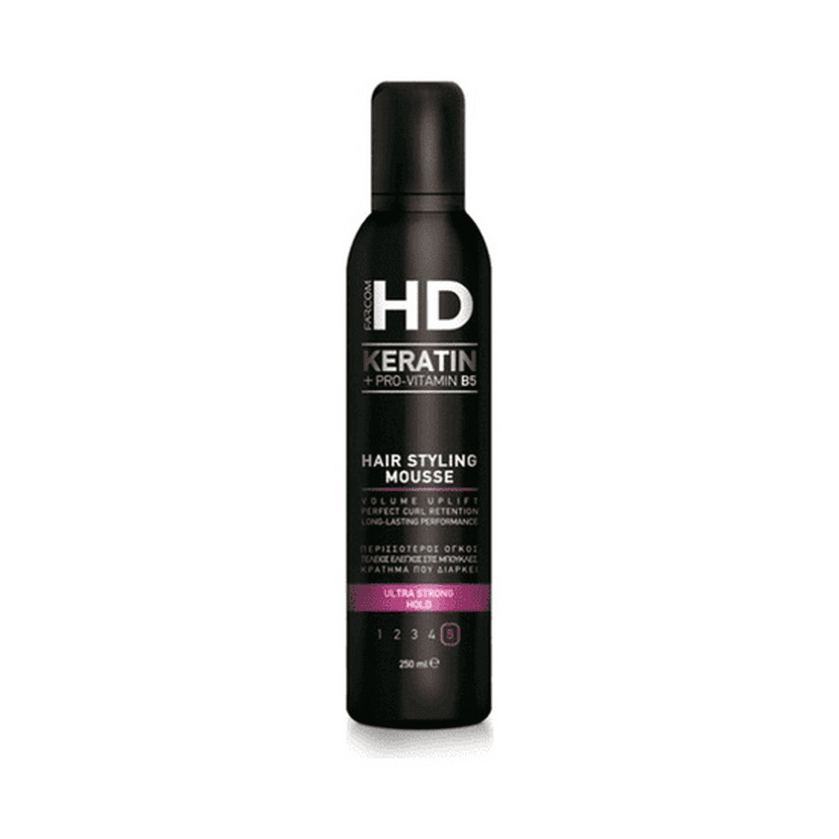 Farcom HD Hair Styling Mousse Ultra Strong 250ml