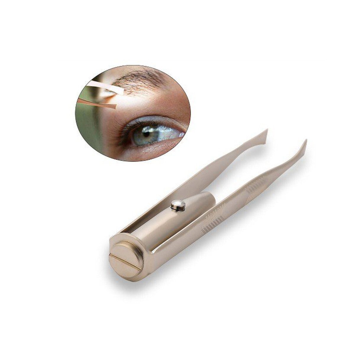 Τσιμπιδάκι Φρυδιών με LED – Light Up Tweezers