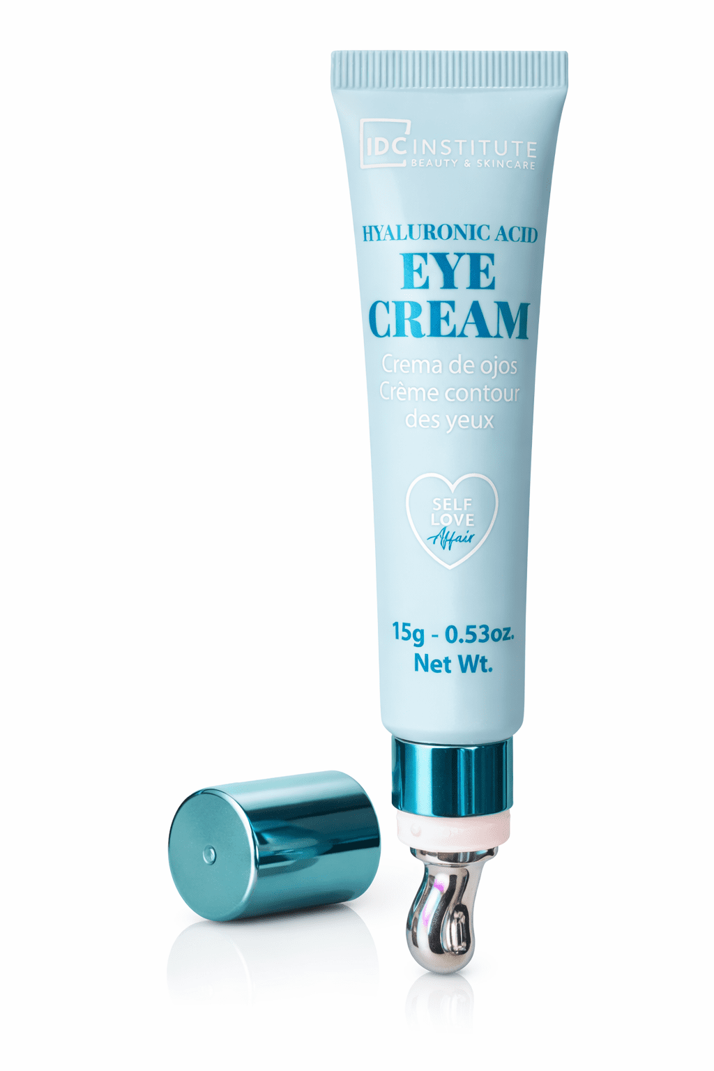 IDC Institute Hyaluronic Acid Eye Cream 15g – Κρέμα Ματιών με Μεταλλικό Applicator - Image 2