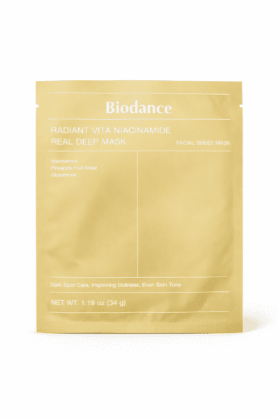 Biodance Radiant Vita Niacinamide Real Deep Mask – 34g