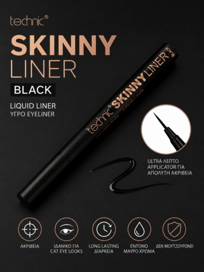 Technic Skinny Liner Black