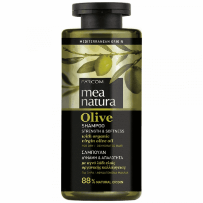 Farcom Mea Natura Olive Shampoo Δύναμη & Απαλότητα 300ml