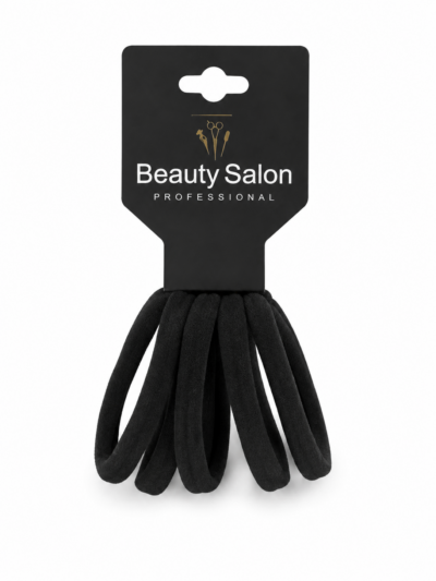 Beauty Salon Professional – Μαύρα Λαστιχάκια Μαλλιών