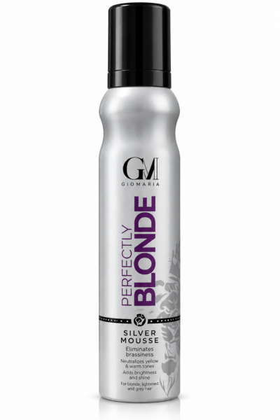 Giomaria Perfectly Blonde Silver Mousse – Σουηδικός αφρός μαλλιών για ξανθά μαλλιά 200ml